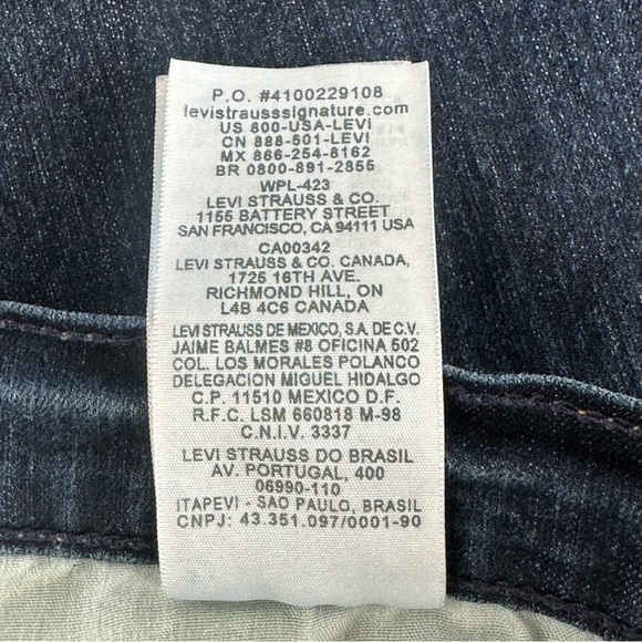 DENIZEN from LEVI’S Curvy Boot Cut Denim Jeans Size 10 - Picture 13 of 14